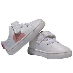EUC Carter's Baby Girl Size 3 Emily First Walk Sneakers